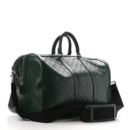 Gucci Guccissima Signature Medium Duffle Green 3 of 12