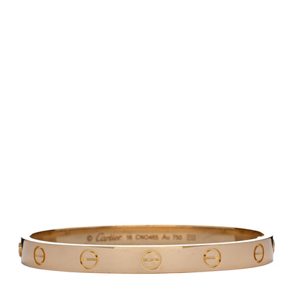 Cartier 18K Yellow Gold Love Bracelet 16 1 of 4