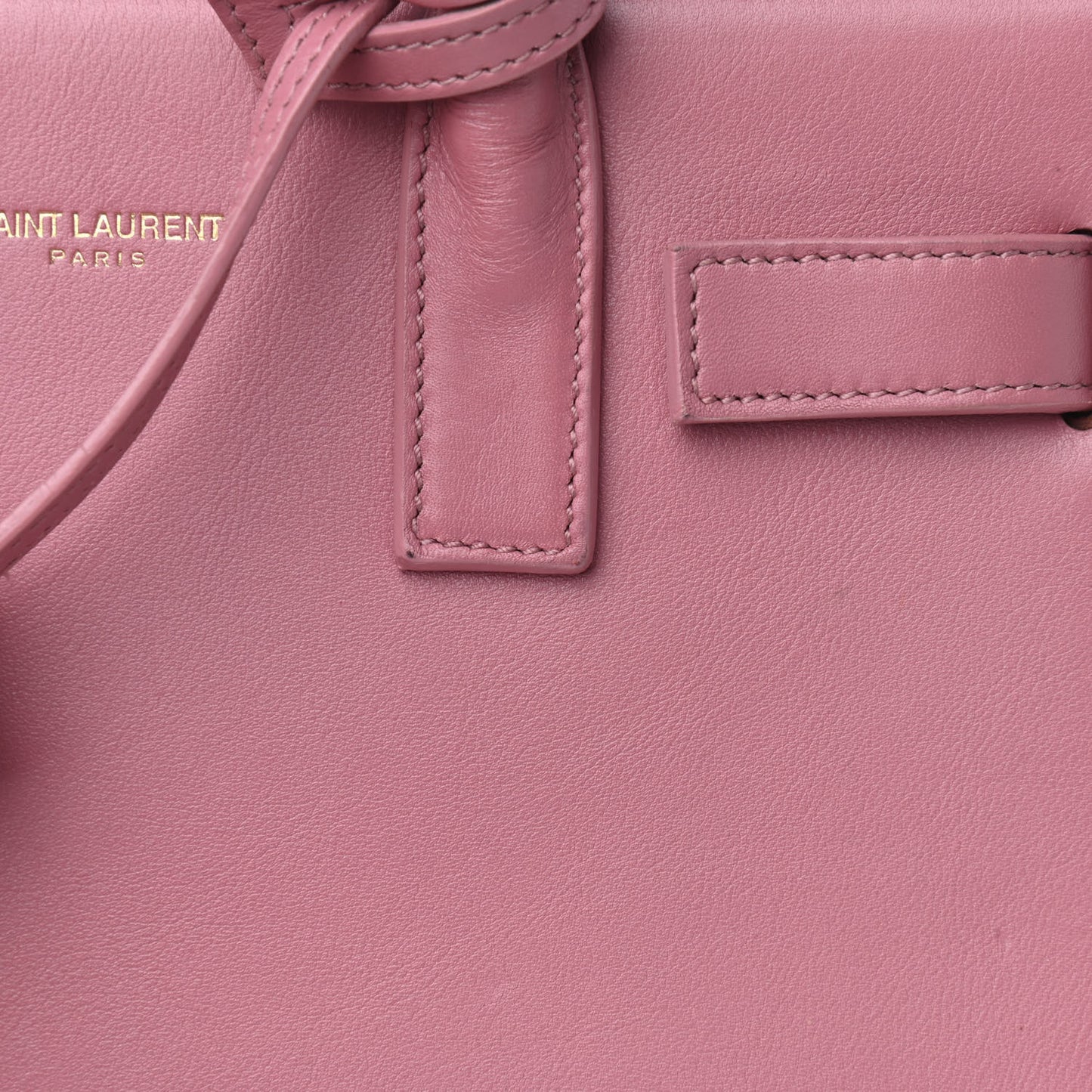 Smooth Calfskin Nano Sac De Jour Rose Dark