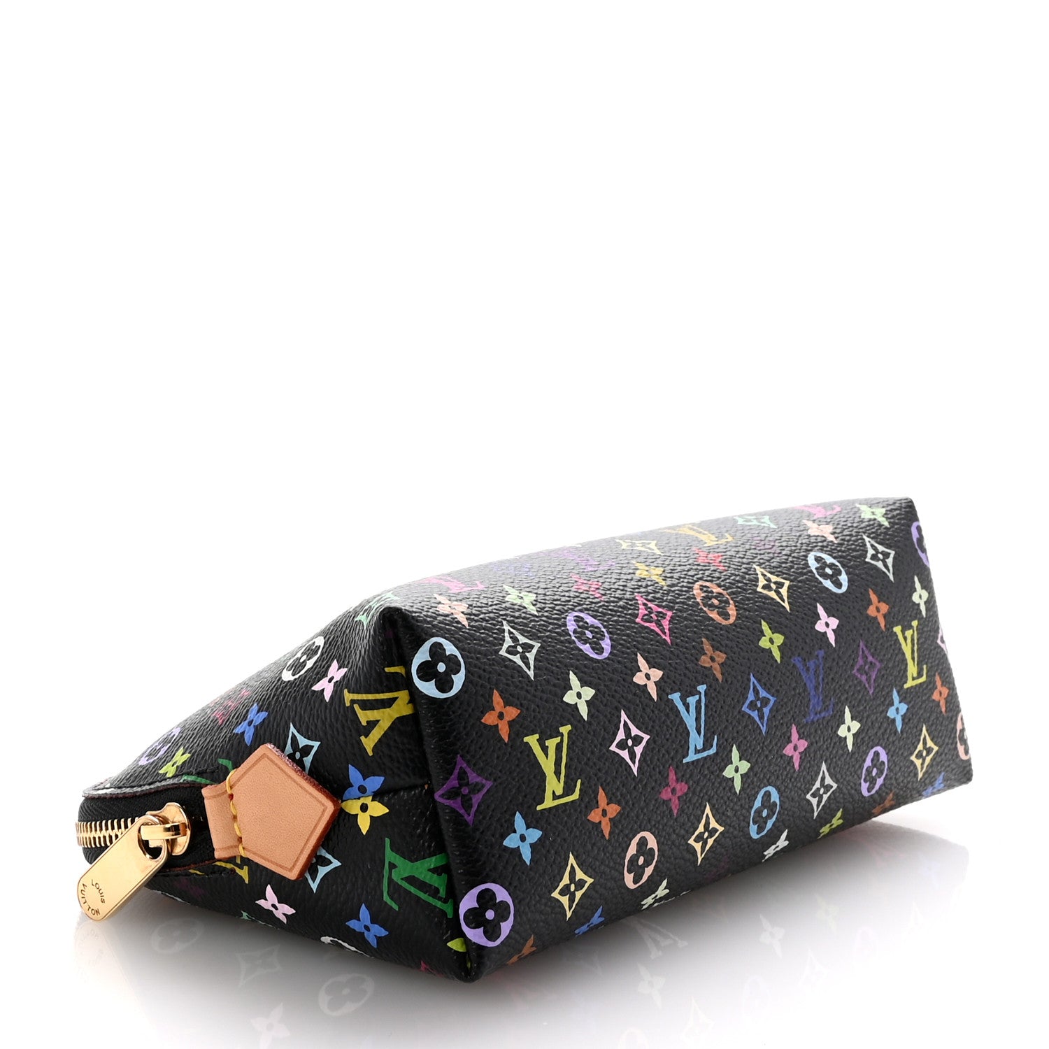 Louis Vuitton Monogram Multicolor Cosmetic Pouch Black Grenade 4 of 7