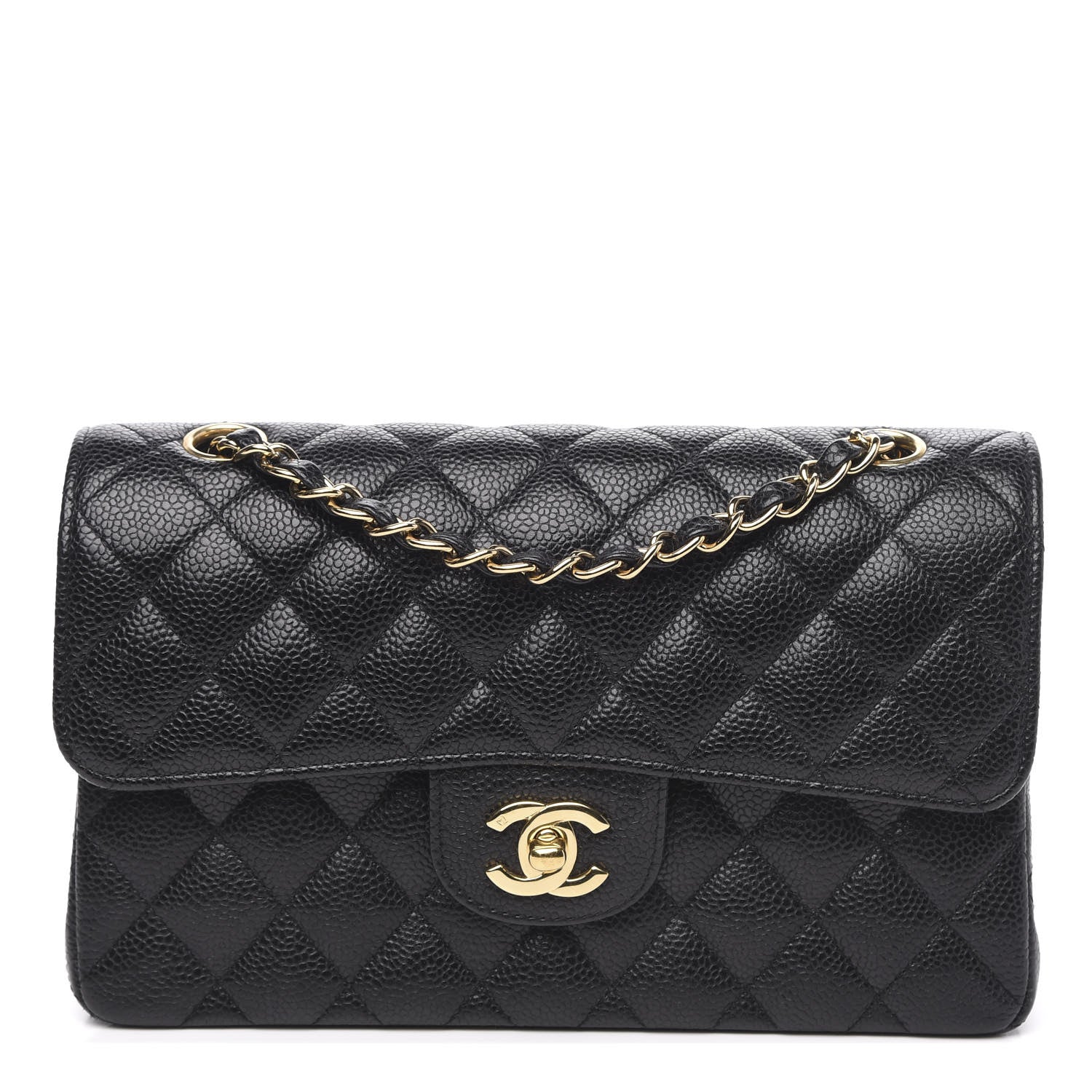 Chanel Caviar Quilted Small Double Flap Black 1 of 13