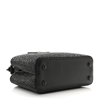 Louis Vuitton Swarovski Calfskin Capucines Mini Black 4 of 10