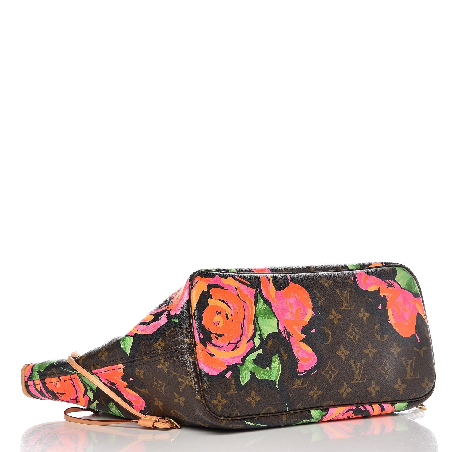 Louis Vuitton Monogram Roses Neverfull MM 4 of 14