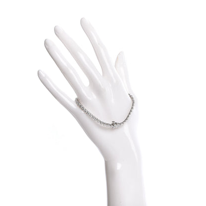 Tiffany Platinum Diamond 4.49ctw Victoria Tennis Bracelet 2 of 6