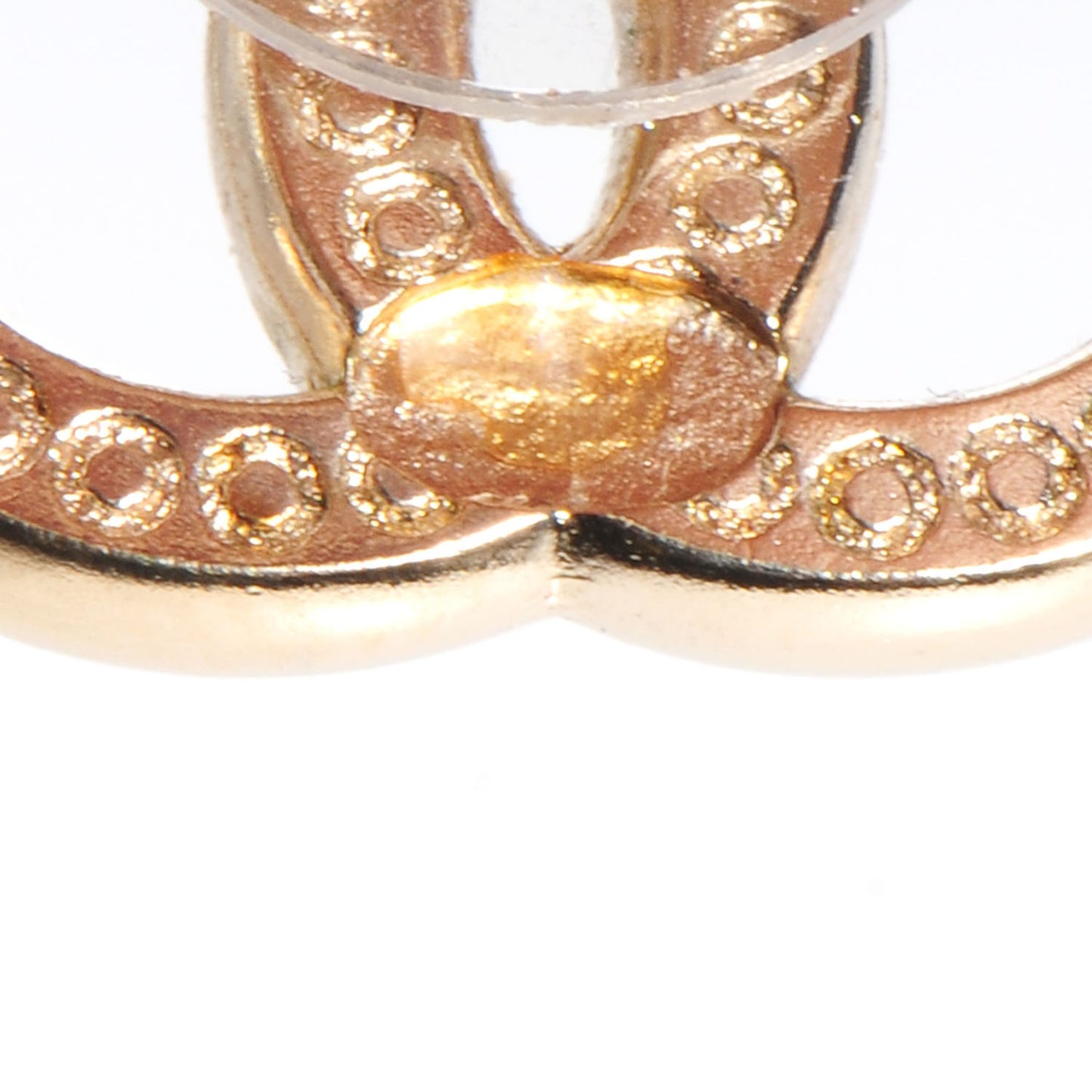 Crystal CC Earrings Gold