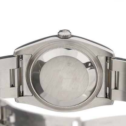 Rolex Stainless Steel 36mm Oyster Perpetual Datejust Watch Pink Roman 116200 4 of 5