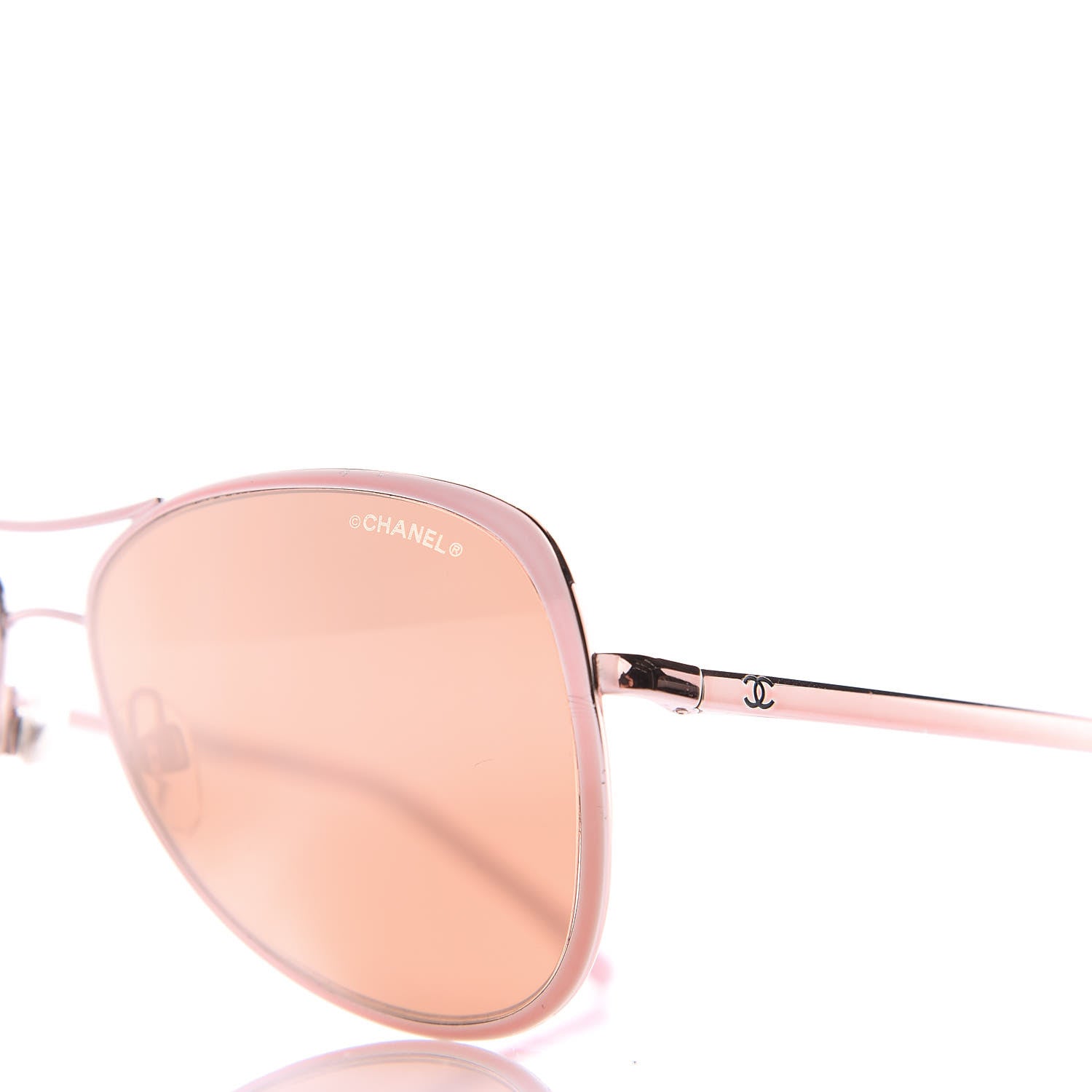 Chanel Mirrored Pilot Summer Sunglasses 4223 Pink 5 of 8