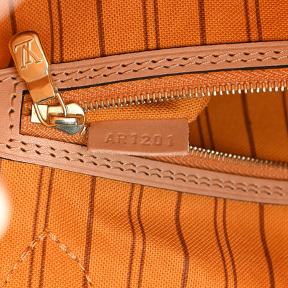 Louis Vuitton Damier Azur Braided Neverfull MM Pink 8 of 10