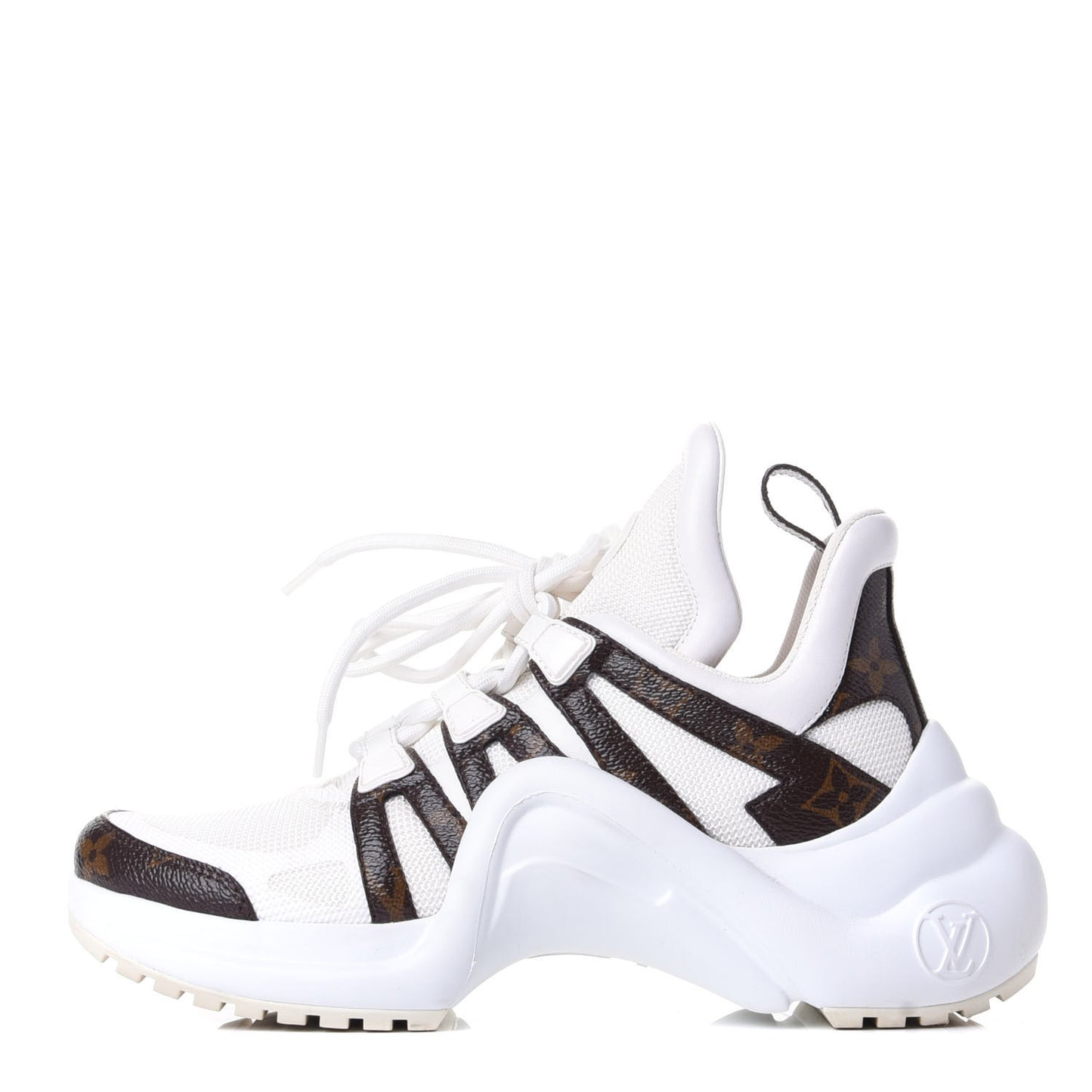 Patent Monogram LV Archlight Sneakers 36 White