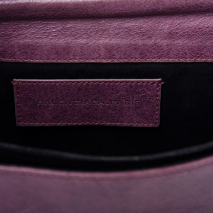 Balenciaga Agneau Classic Hardware Envelope Clutch Murier 7 of 9