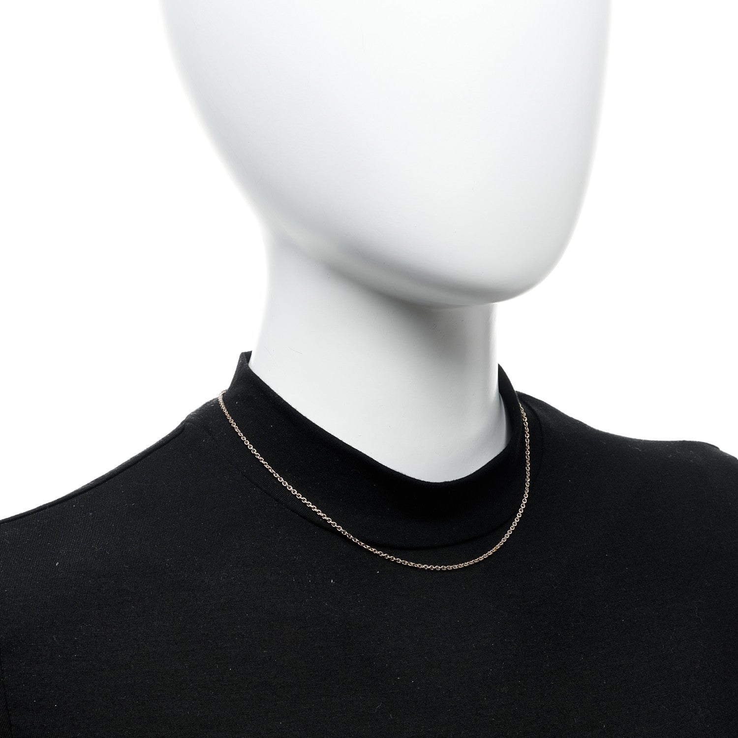 Bulgari 18K Yellow Gold 1.75mm Chain Necklace 16" 2 of 5