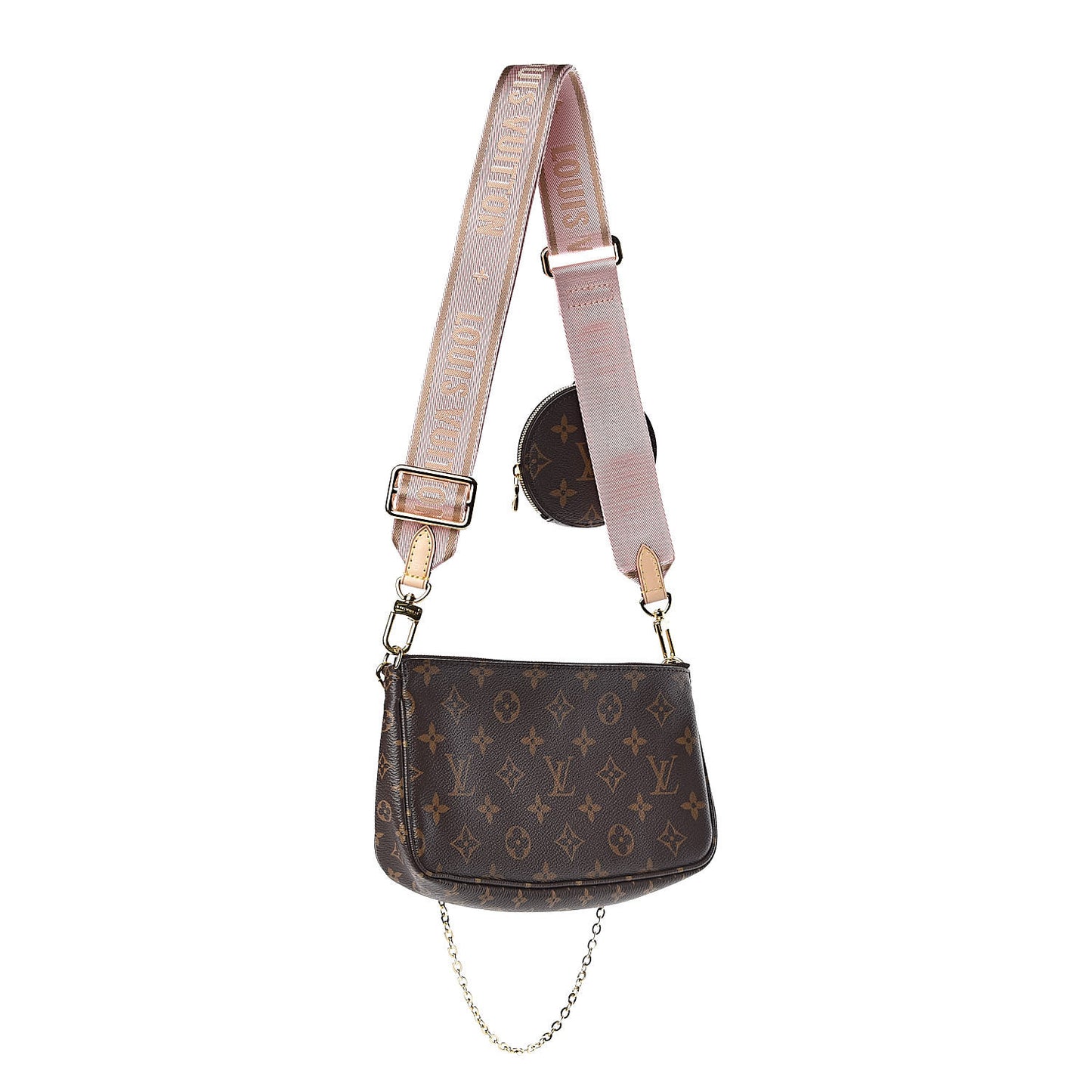 Monogram Multi Pochette Accessories Rose Clair