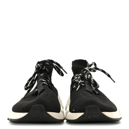 Balenciaga Recycled Knit Bi-Color Sole Womens Speed Lace Up Sneakers 39 Black White 3 of 14