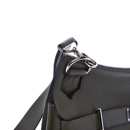Hermes Taurillon Clemence Jypsiere 34 Vert Veronese 11 of 12