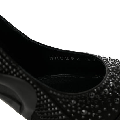 Louis Vuitton Satin Embellished Archlight Slingback Pumps 37 Black 8 of 10