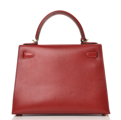 Hermes Epsom Kelly Sellier 28 Rouge 6 of 40