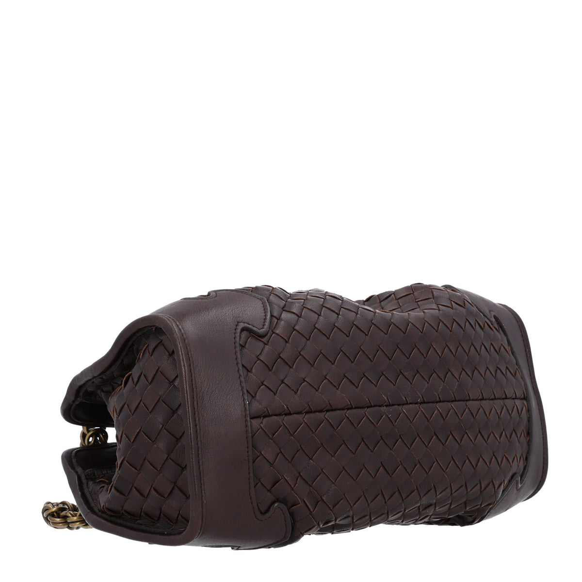 Bottega Veneta Nappa Intrecciato Small Chain Shoulder Bag Moro 4 of 9
