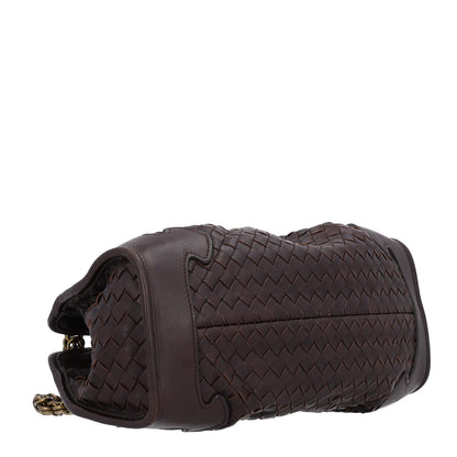 Bottega Veneta Nappa Intrecciato Small Chain Shoulder Bag Moro 4 of 9