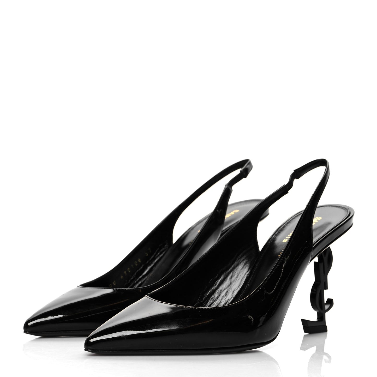 Patent Opyum Slingback 3.3 Pumps 37 Black