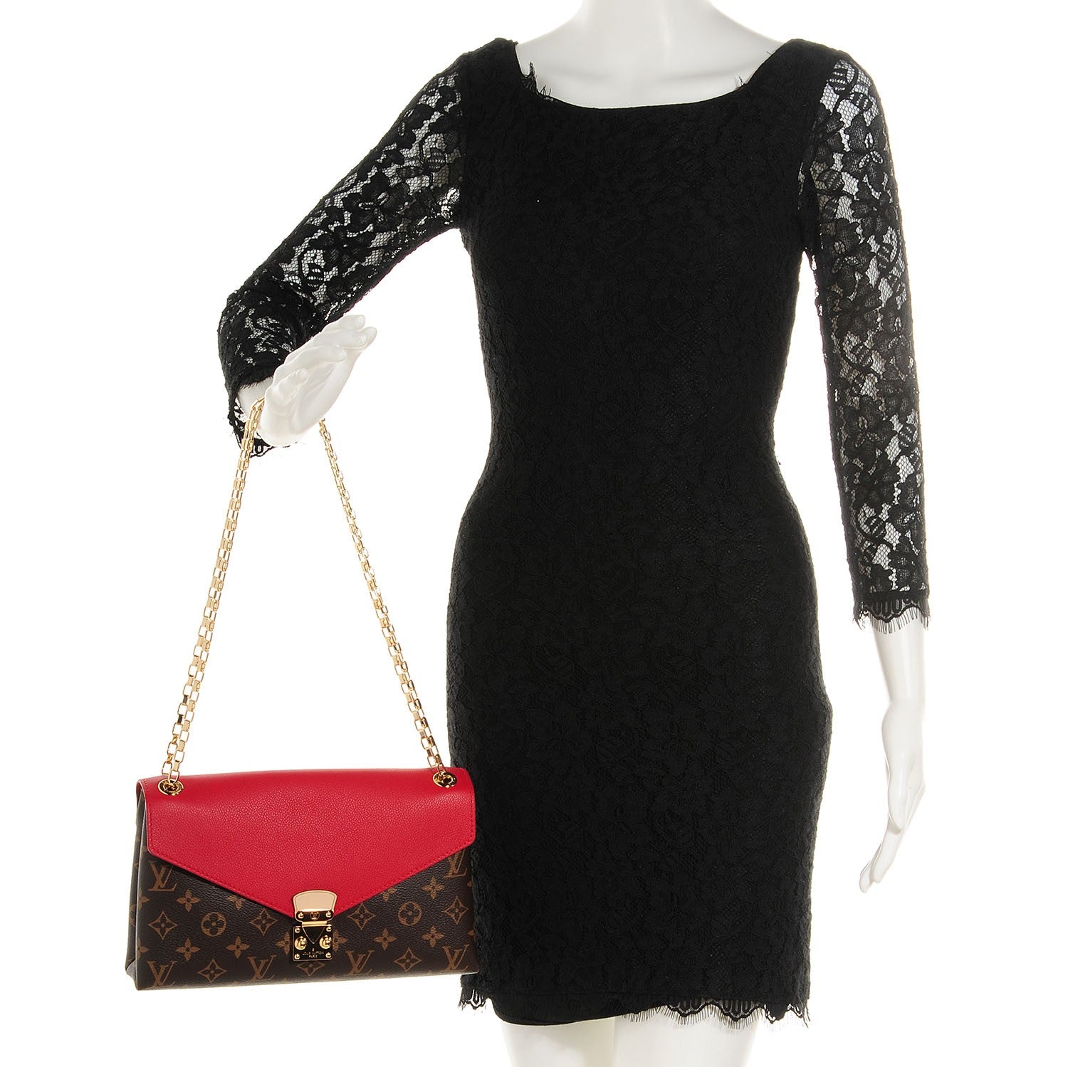 Louis Vuitton Monogram Pallas Chain Cherry 2 of 8