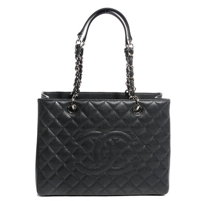 Chanel Caviar Grand Shopping Tote GST Dark Grey 1 of 15