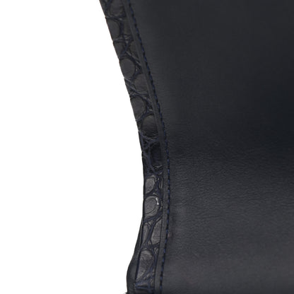 Chanel Alligator Jumbo Double Flap Blue 11 of 12