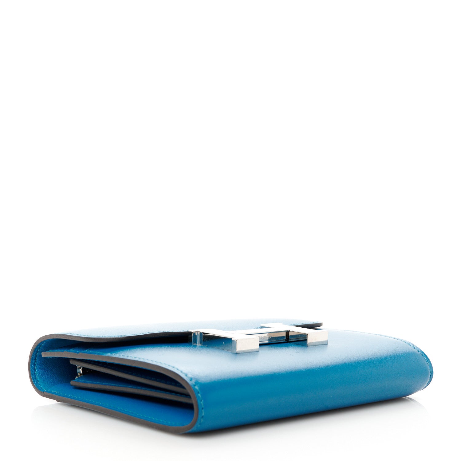 Hermes Allegro Constance Short Wallet Bleu Izmir 4 of 8