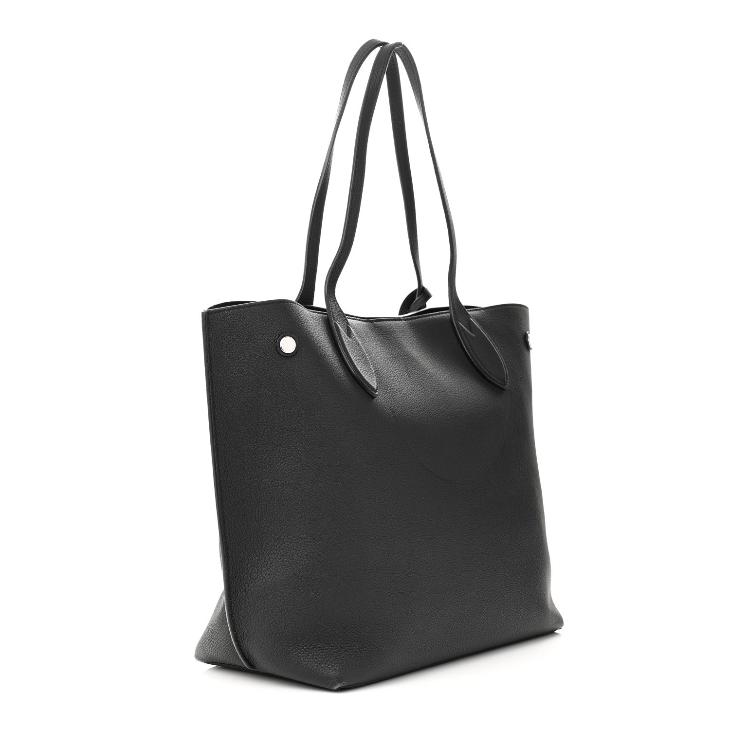 Louis Vuitton Calfskin Lockme Go Tote Black 3 of 9