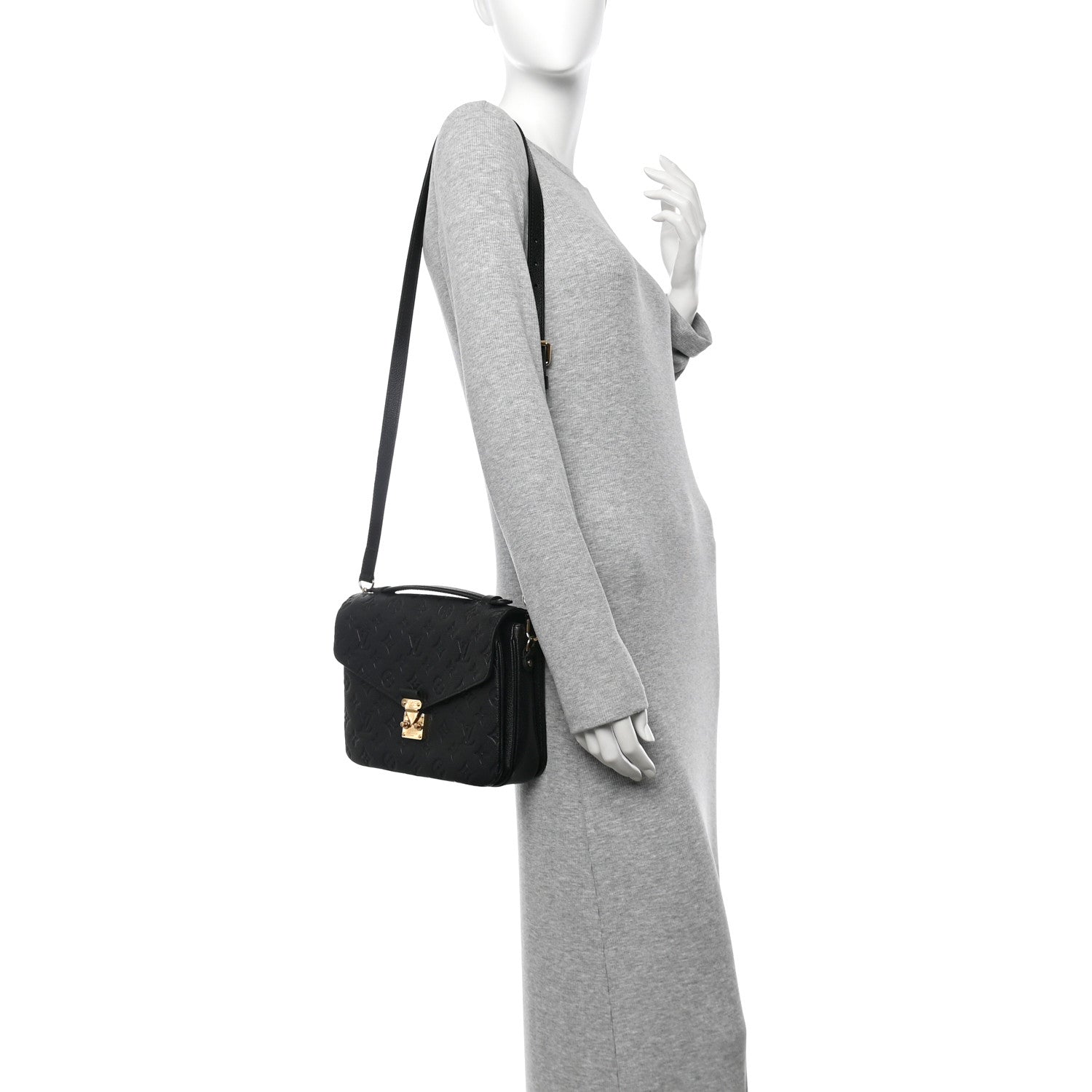 Louis Vuitton Empreinte Pochette Metis Black 2 of 11