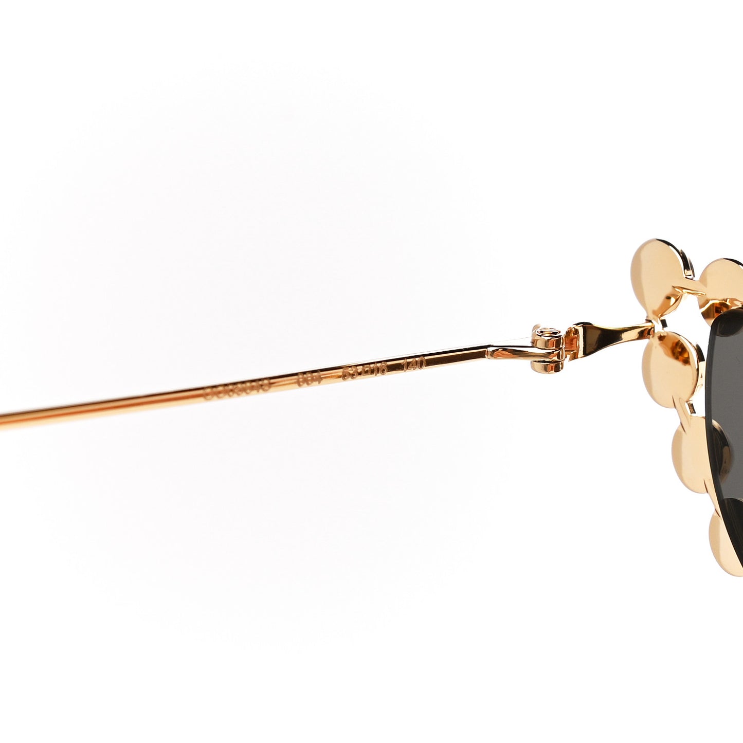 Metal Pearl Cat Eye Sunglasses GG0364S Gold