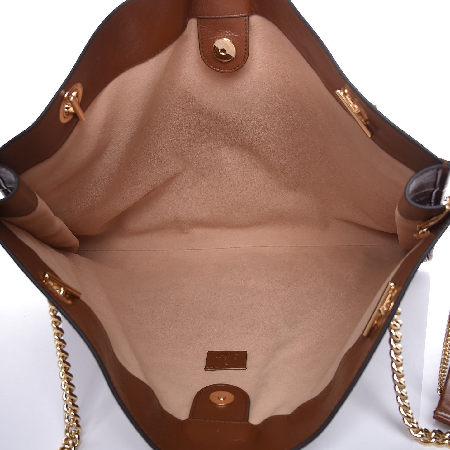 Calfskin Large Rajah Chain Tote Cuir