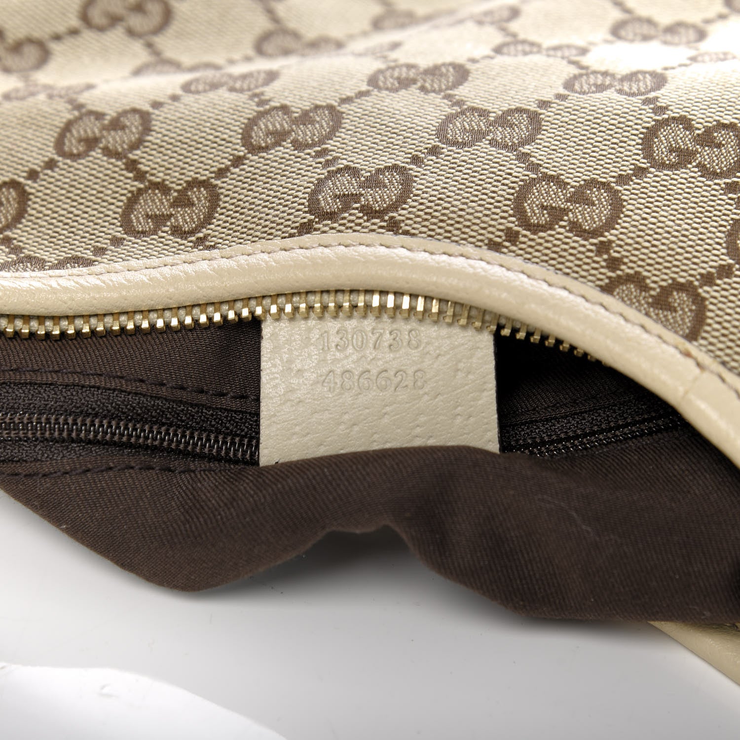 Gucci Monogram Medium Abbey D Ring Hobo Off White 7 of 15
