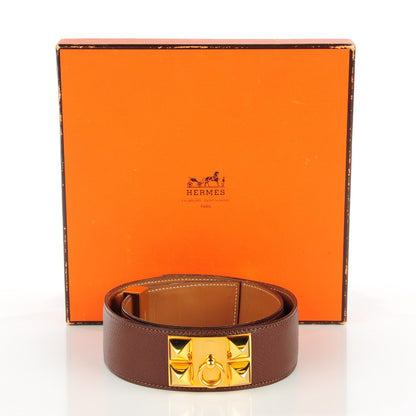 Hermes Courchevel Collier De Chien CDC Belt 70 9 of 9