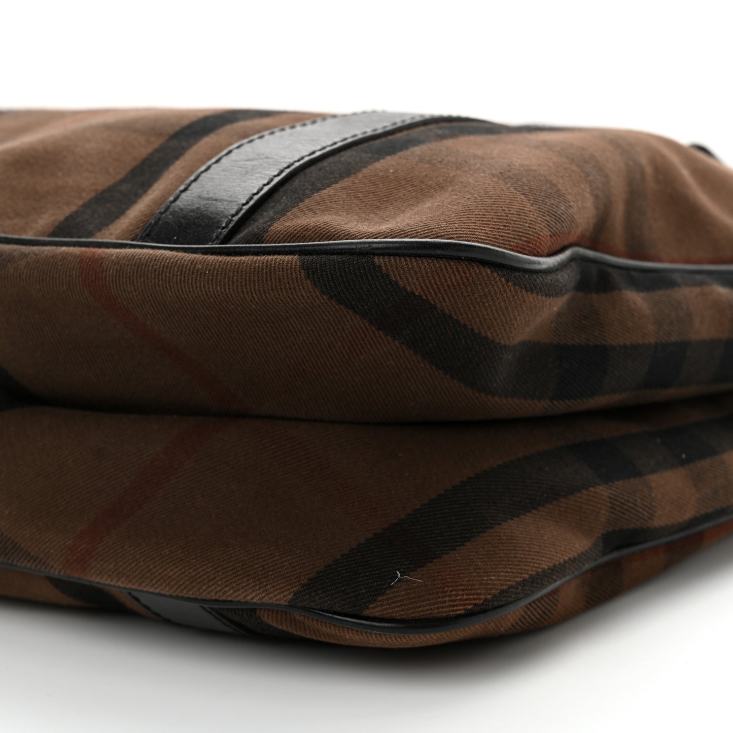 Canvas Vintage Check Tote Black