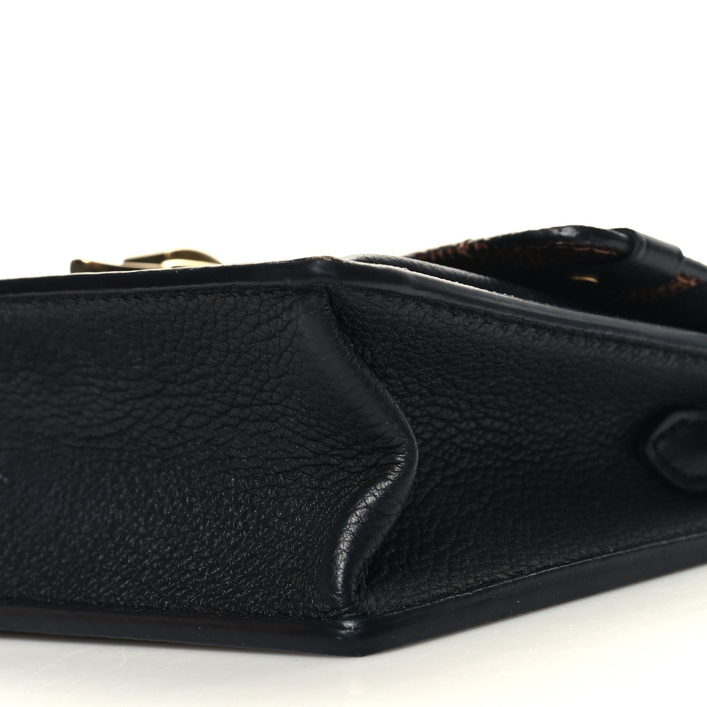Damier Ebene Vavin Chain Wallet Black