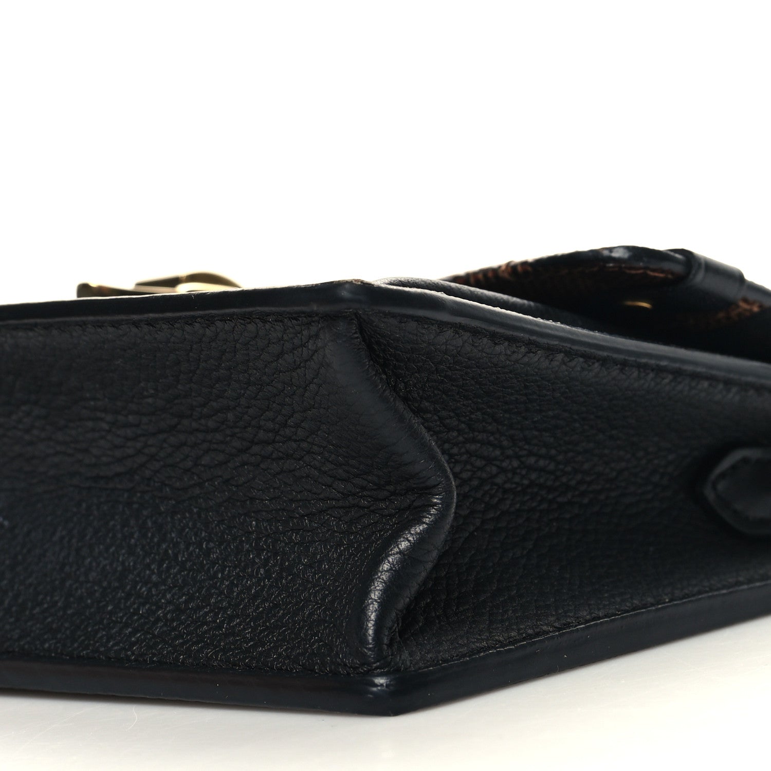 Louis Vuitton Damier Ebene Vavin Chain Wallet Black 11 of 12