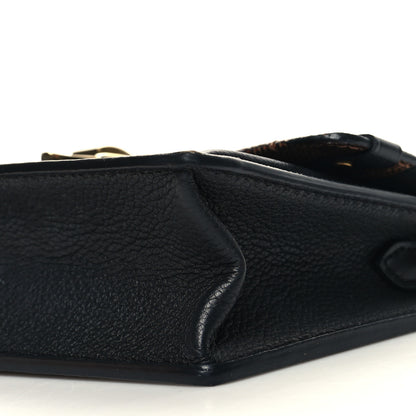 Louis Vuitton Damier Ebene Vavin Chain Wallet Black 11 of 12