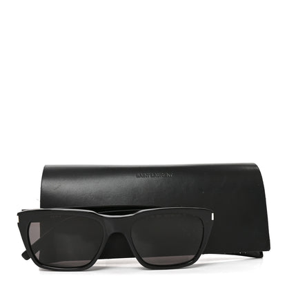 Saint Laurent Acetate Square SL 598 Sunglasses Black 8 of 8
