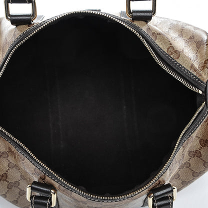 Gucci Crystal Monogram Medium Joy Boston Dark Brown 5 of 8