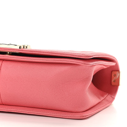 Chanel Caviar Quilted Medium Boy Flap Pink 9 of 9