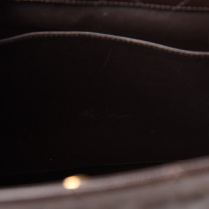 Chanel Caviar Quilted Shopper Tote Dark Brown 9 of 13