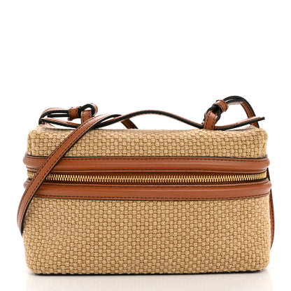 Bottega Veneta Nappa Jute Intrecciato Bang Bang Vanity Case Cane Sugar Light Wood 1 of 10