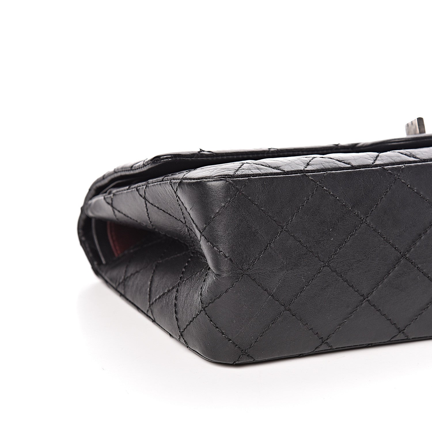 Chanel Aged Calfskin Quilted 2.55 Reissue 226 Flap Black 5 of 12