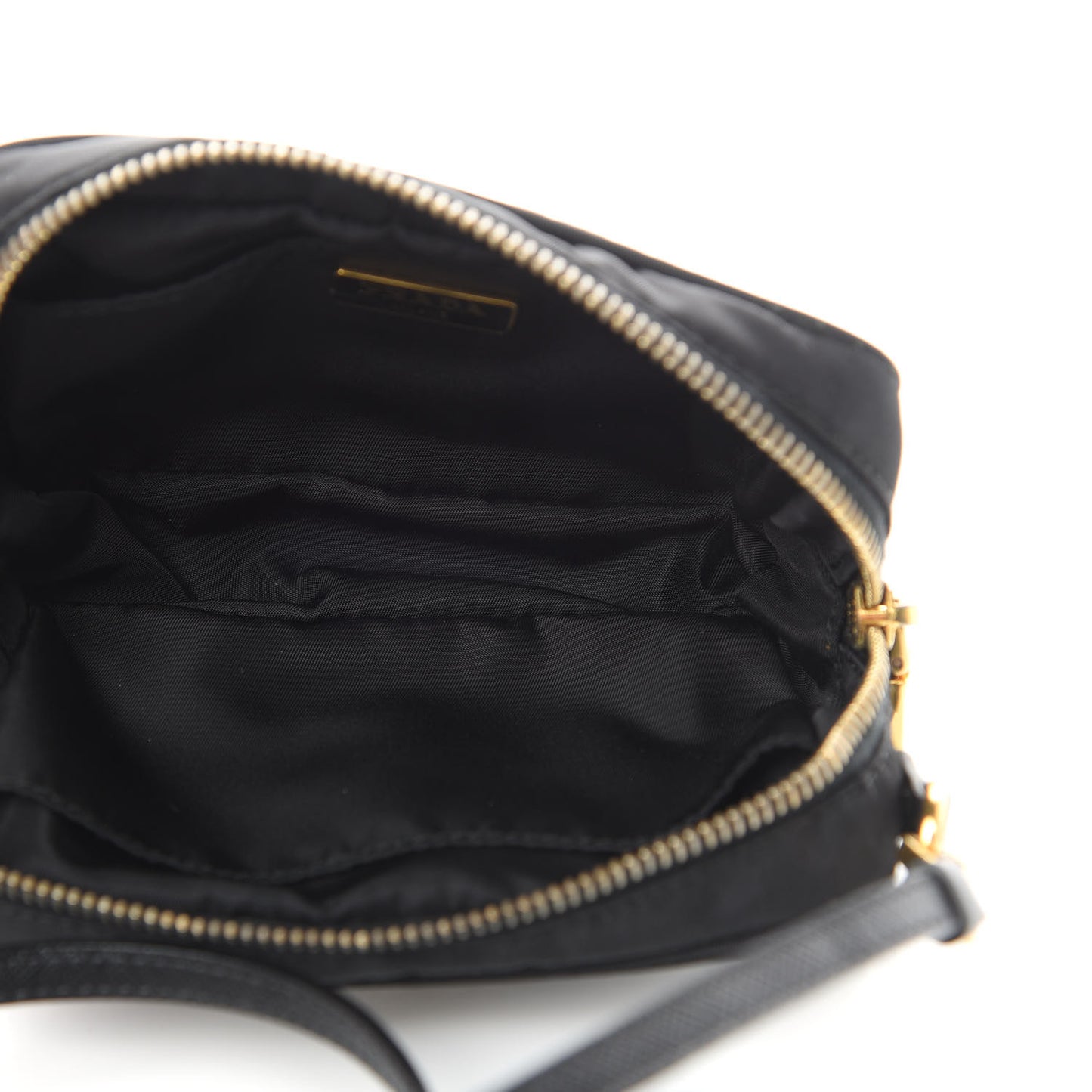 Tessuto Nylon Mini Camera Crossbody Bag Black