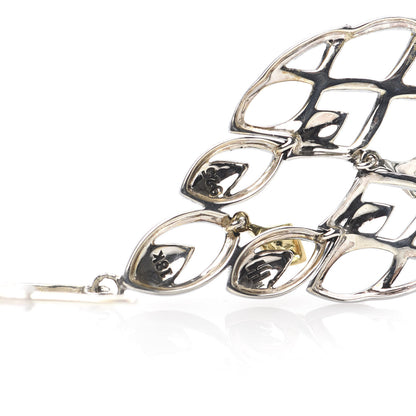 John Hardy Sterling Silver 18K Yellow Gold Naga Chandelier Earrings 4 of 4