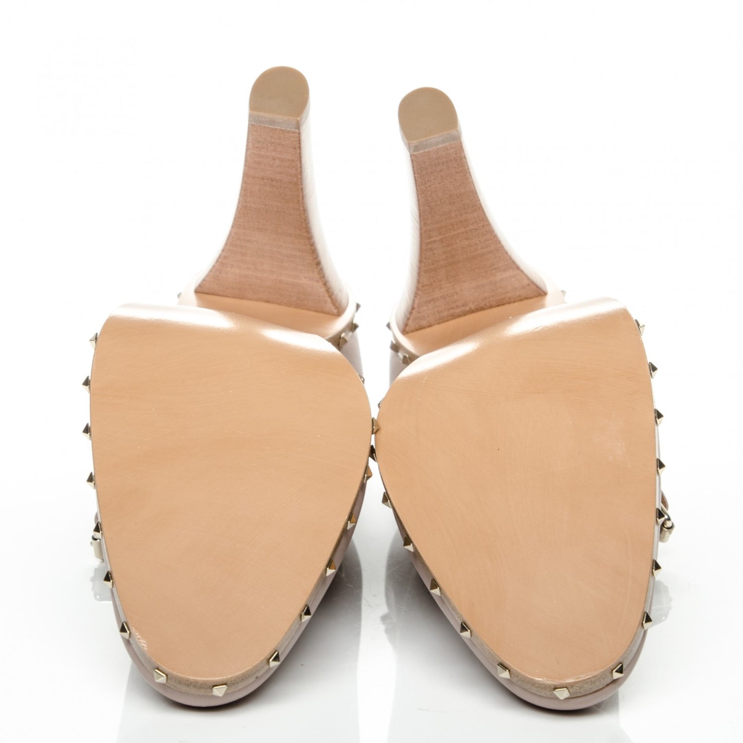 Calfskin Soul Rockstud Mary Jane 110mm Pumps 37 Poudre