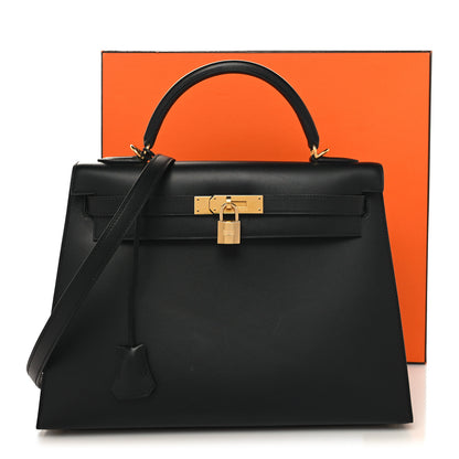Hermes Box Kelly Sellier 32 Black 15 of 15
