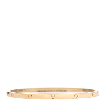Cartier 18K Yellow Gold Small LOVE Bracelet 20 3 of 8