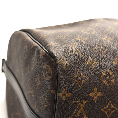 Louis Vuitton Monogram Macassar Keepall Bandouliere 45 9 of 10