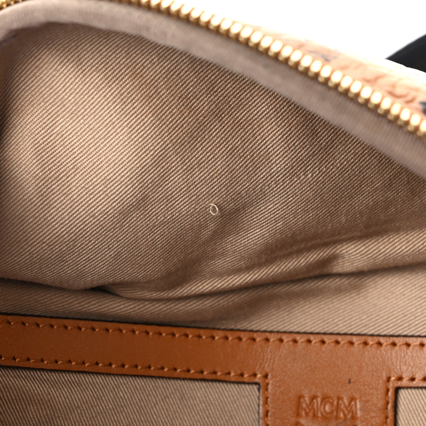 Visetos Medium Fusten Belt Bag Cognac